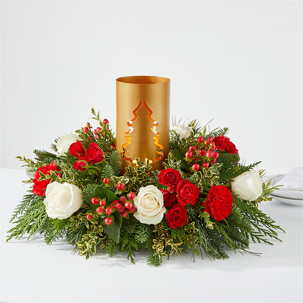 December Dreams Centerpiece – Coleman Brothers Flowers Inc, Richmond VA