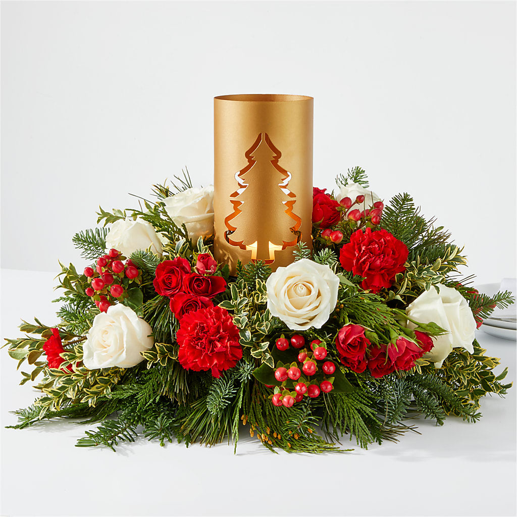 December Dreams Centerpiece – Coleman Brothers Flowers Inc, Richmond VA