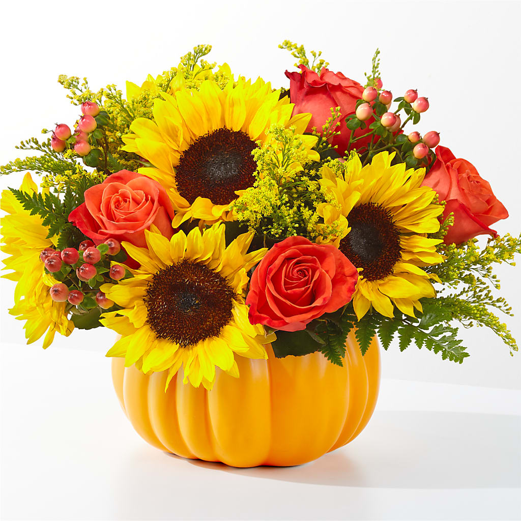 Pick of the Patch Pumpkin Bouquet – Coleman Brothers Flowers Inc, Richmond VA