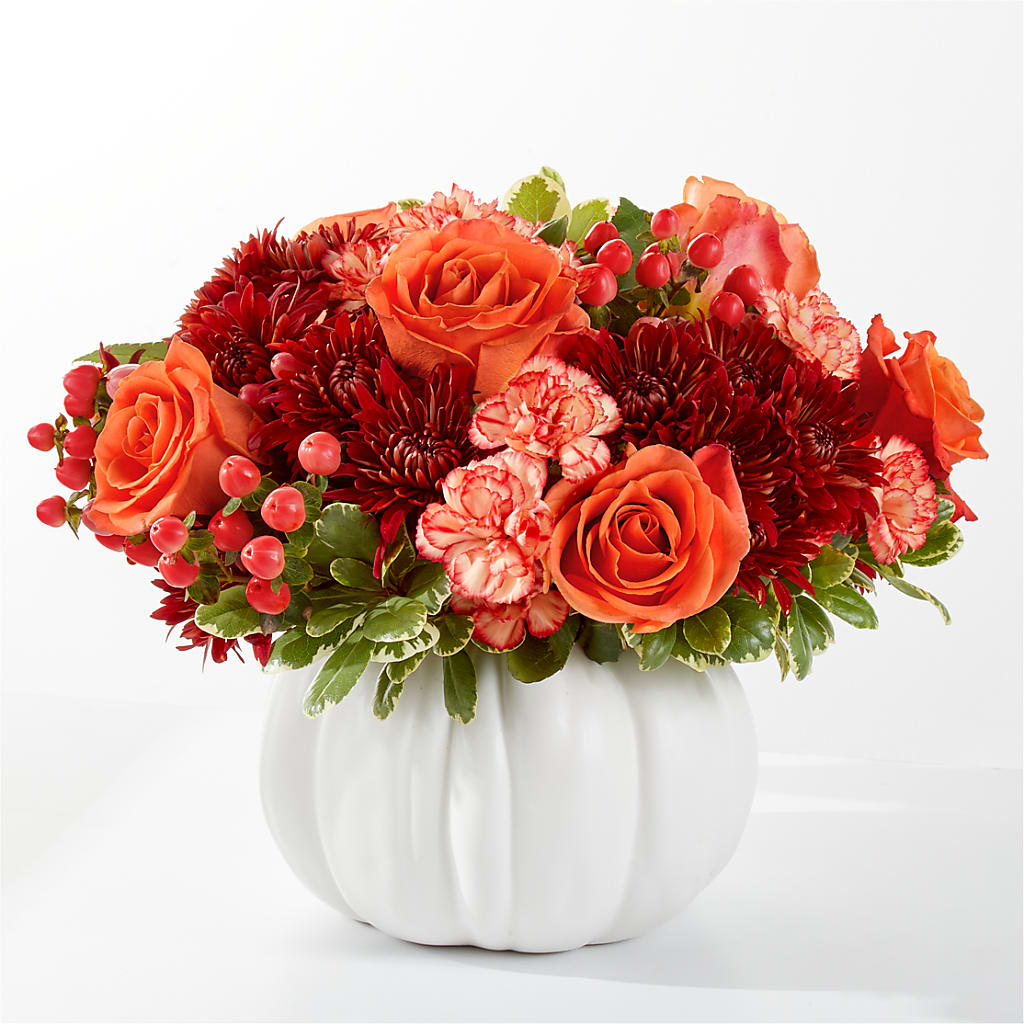 Autumn Air Pumpkin Bouquet – Coleman Brothers Flowers Inc, Richmond VA