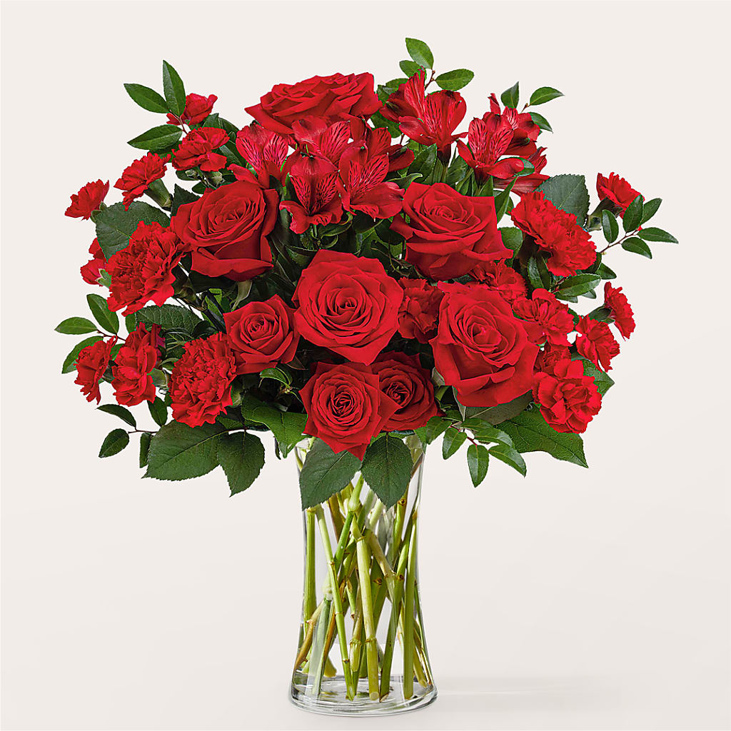 Brilliant Ruby Bouquet – Coleman Brothers Flowers Inc, Richmond VA
