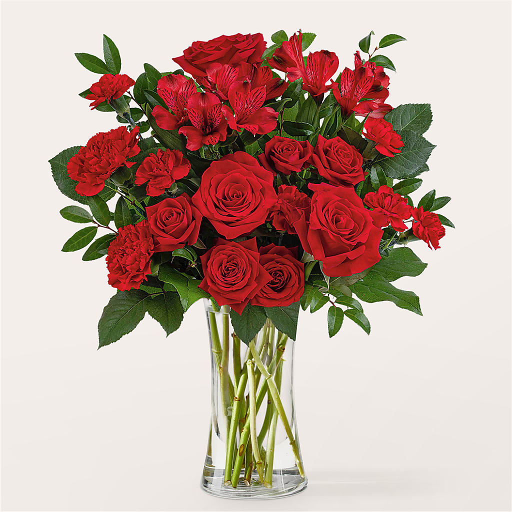 Brilliant Ruby Bouquet – Coleman Brothers Flowers Inc, Richmond VA