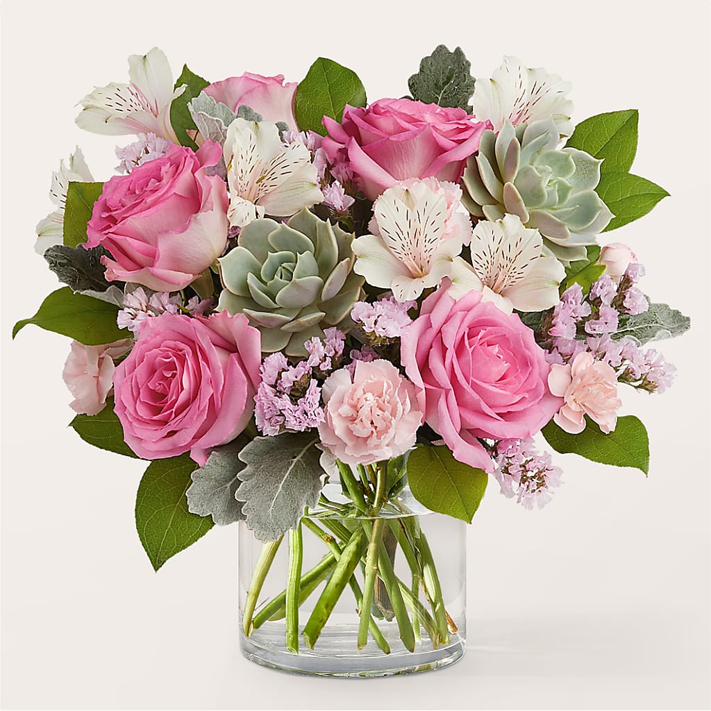 Dusty Rose Bouquet – Coleman Brothers Flowers Inc, Richmond VA