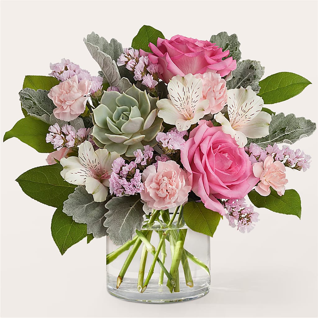 Dusty Rose Bouquet – Coleman Brothers Flowers Inc, Richmond VA