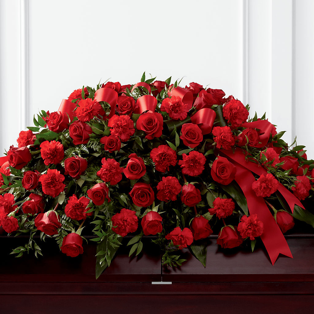 Tribute of Life Casket Spray – Coleman Brothers Flowers Inc, Richmond VA