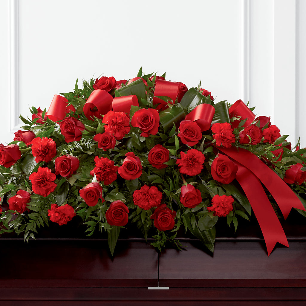 Tribute of Life Casket Spray – Coleman Brothers Flowers Inc, Richmond VA