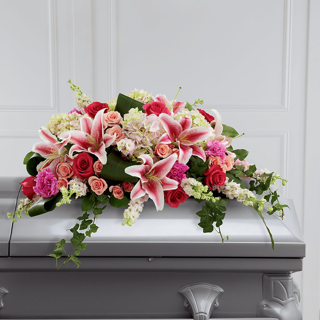 Splendid Grace Casket Spray – Coleman Brothers Flowers Inc, Richmond VA