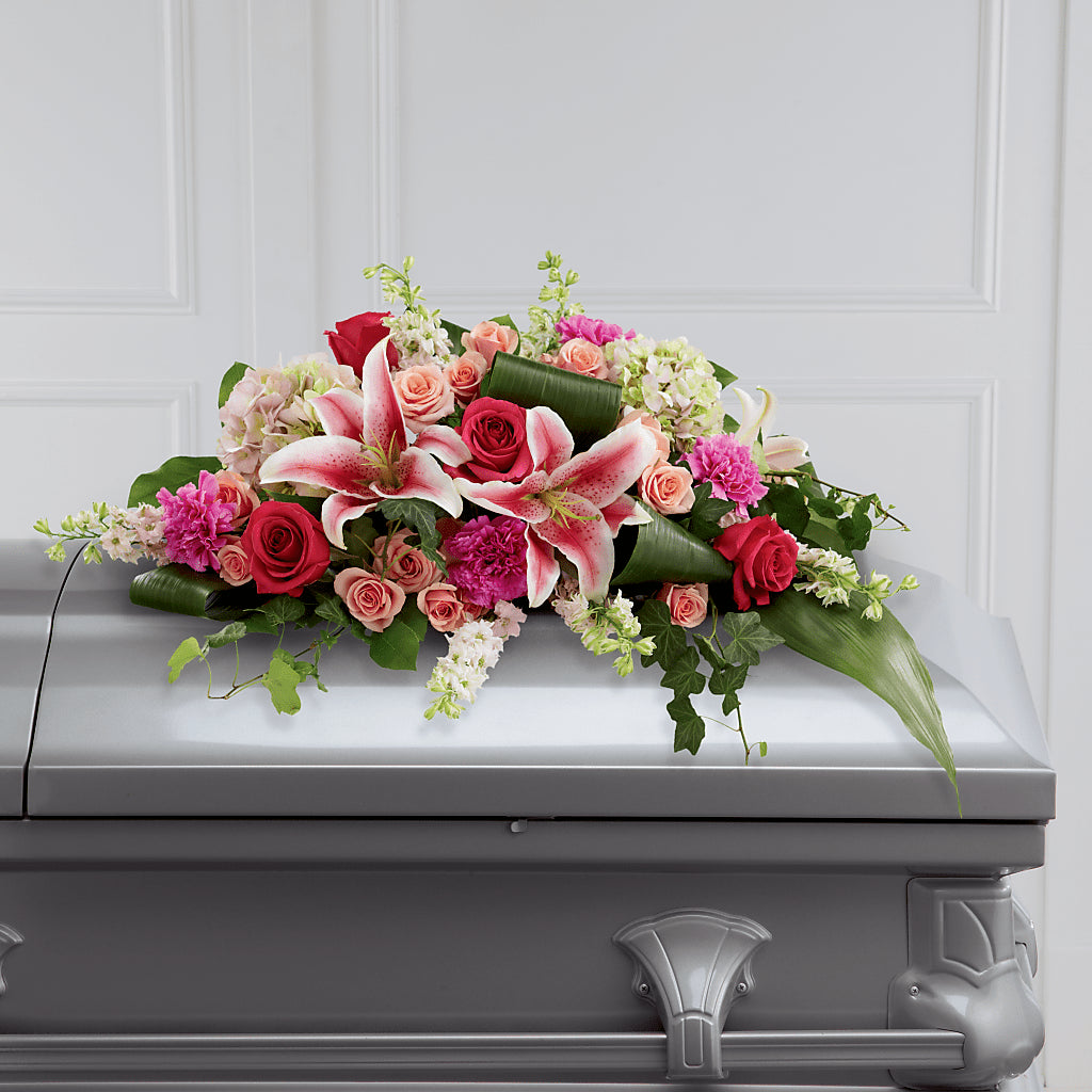 Splendid Grace Casket Spray – Coleman Brothers Flowers Inc, Richmond VA