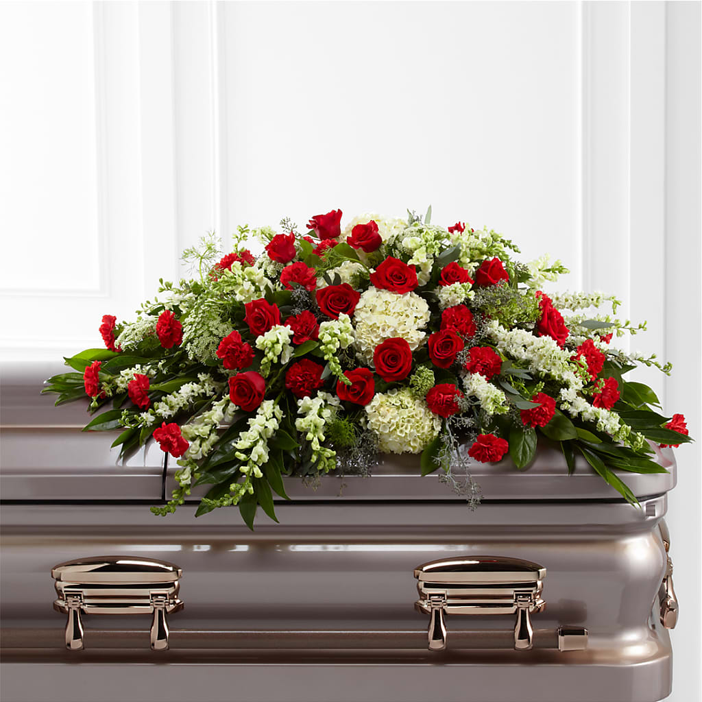 Sincerity Casket Spray – Coleman Brothers Flowers Inc, Richmond VA