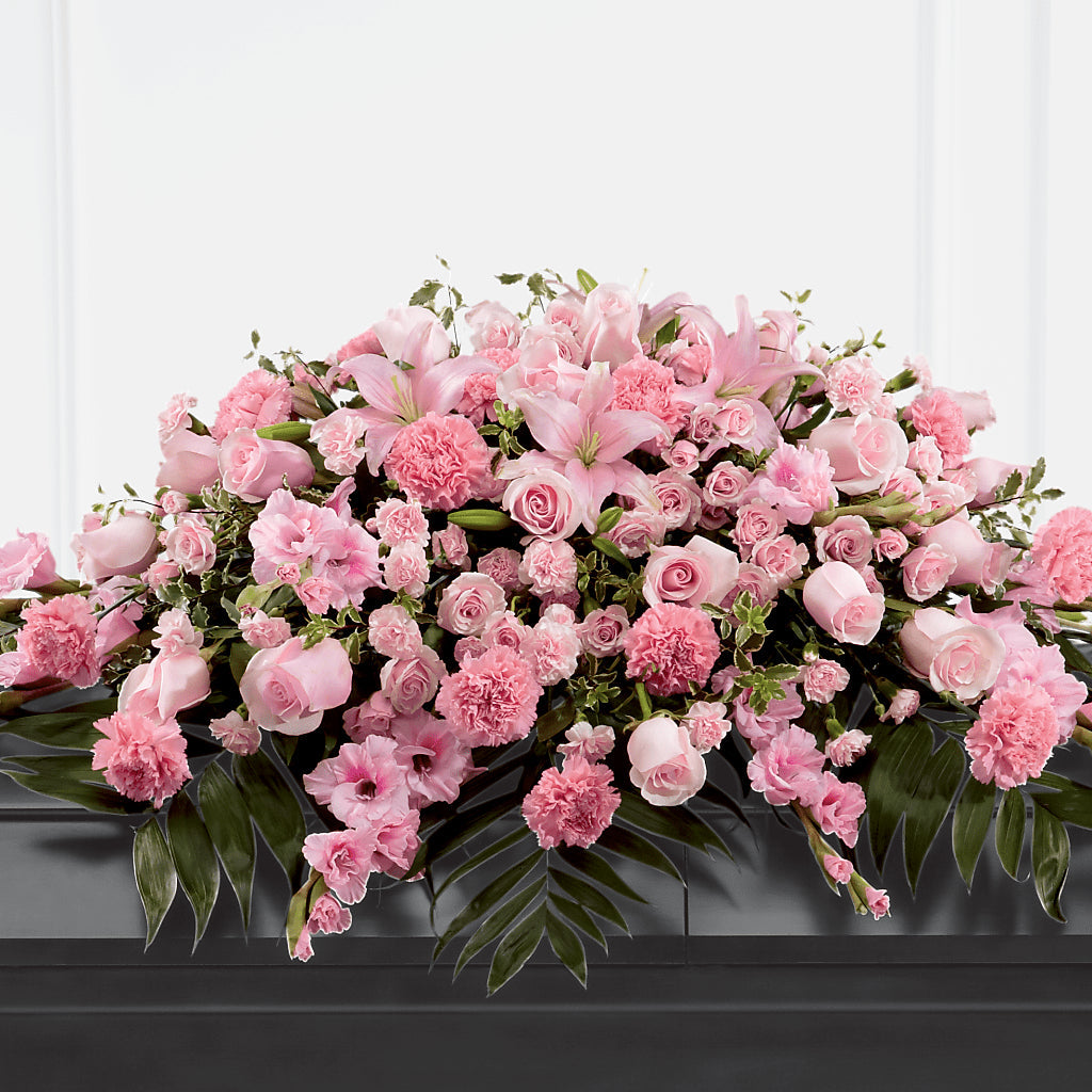 Garden of Comfort Casket Spray (Standard) – Coleman Brothers Flowers Inc, Richmond VA