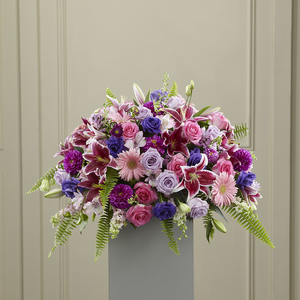 Fare Thee Well Pedestal – Coleman Brothers Flowers Inc, Richmond VA