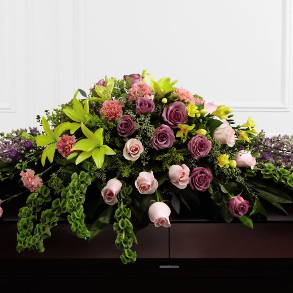 Forever Beloved Casket Spray – Coleman Brothers Flowers Inc, Richmond VA