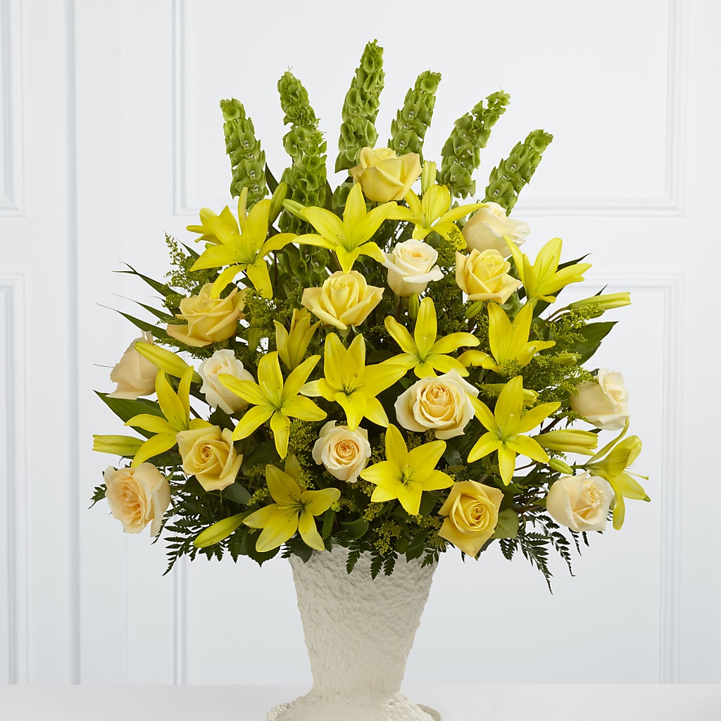Golden Memories Arrangement – Coleman Brothers Flowers Inc, Richmond VA