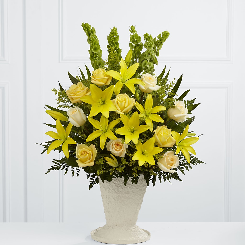Golden Memories Arrangement – Coleman Brothers Flowers Inc, Richmond VA