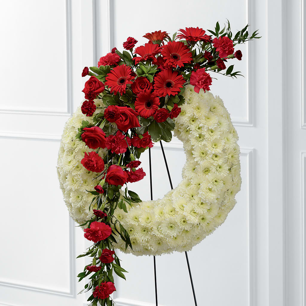 Graceful Tribute Wreath – Coleman Brothers Flowers Inc, Richmond VA