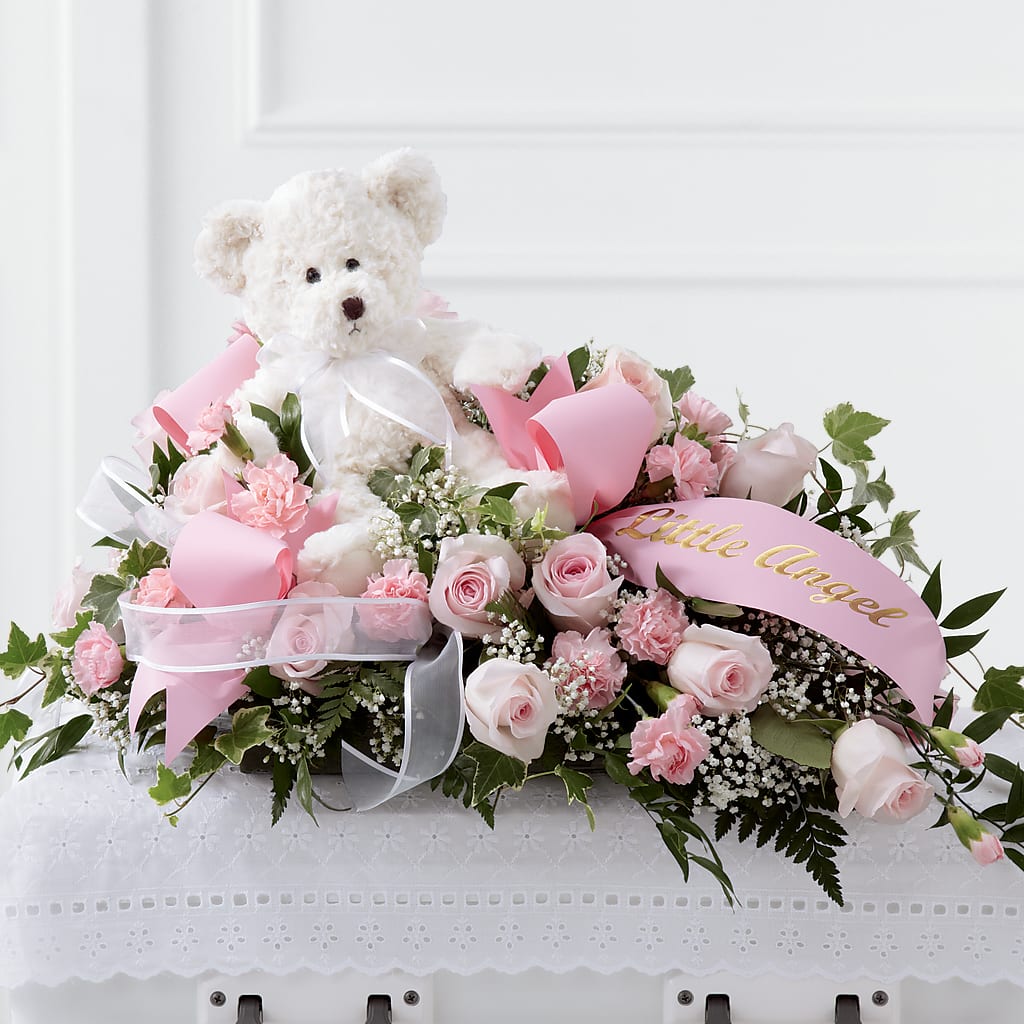 Touch of Sympathy Casket Spray – Coleman Brothers Flowers Inc, Richmond VA