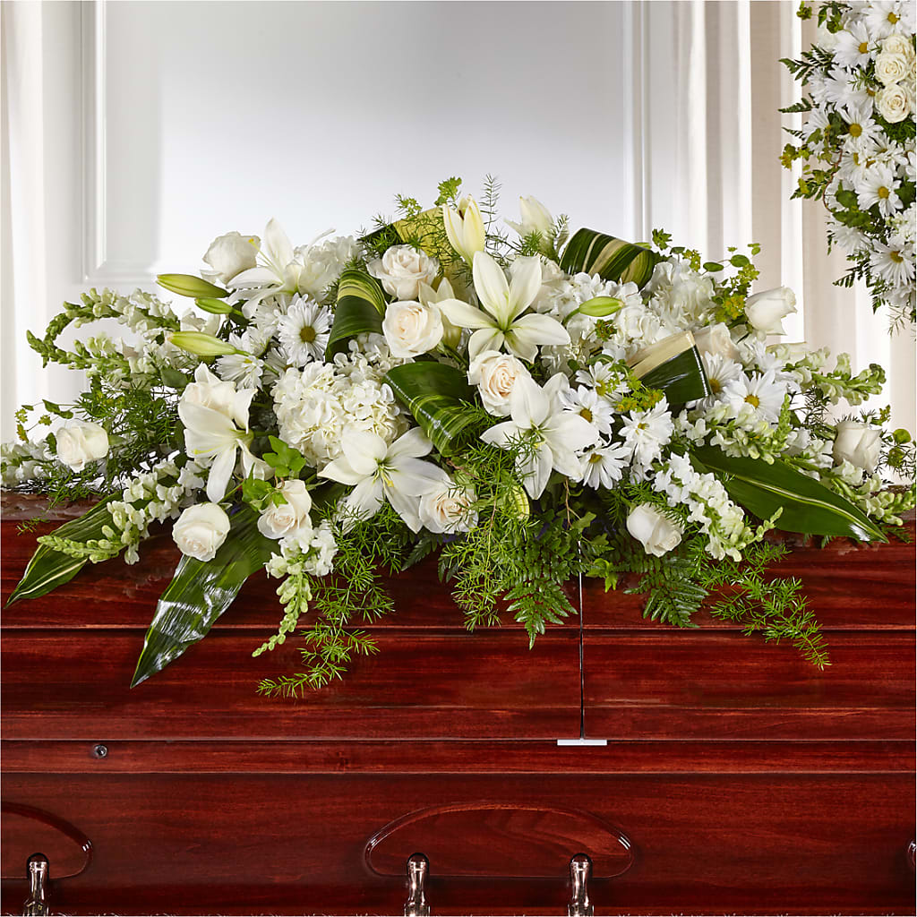 Abundance Casket Spray – Coleman Brothers Flowers Inc, Richmond VA