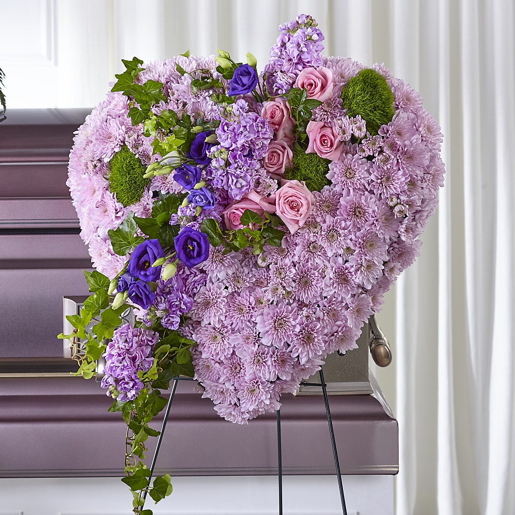 Treasured Love Standing Heart – Coleman Brothers Flowers Inc, Richmond VA