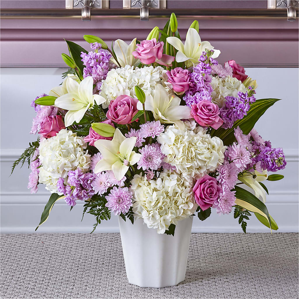 Heaven Sent Floor Basket – Coleman Brothers Flowers Inc, Richmond VA