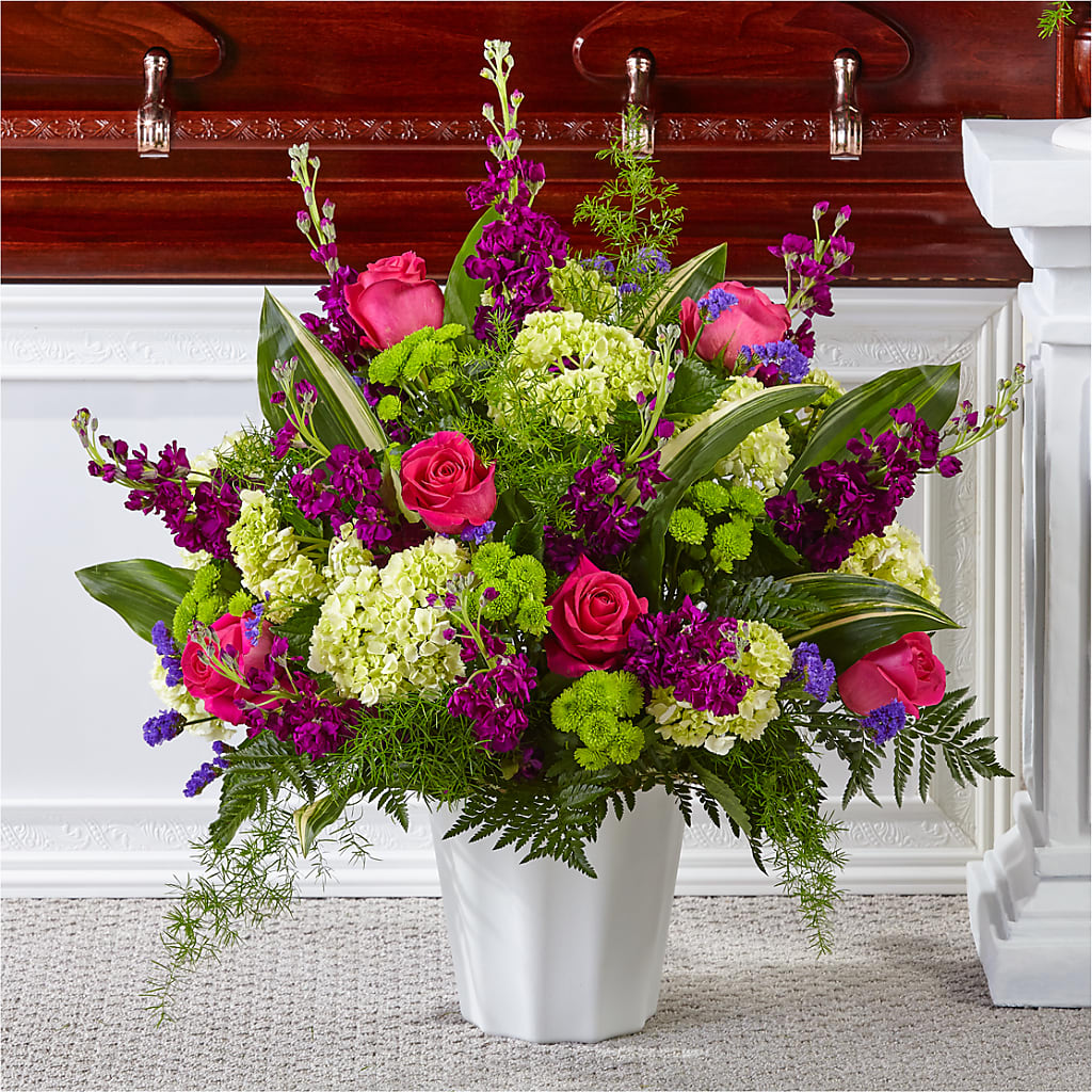 Beautiful Horizons Floor Basket – Coleman Brothers Flowers Inc, Richmond VA