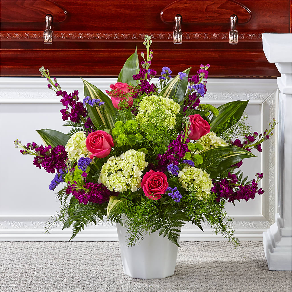 Beautiful Horizons Floor Basket – Coleman Brothers Flowers Inc, Richmond VA