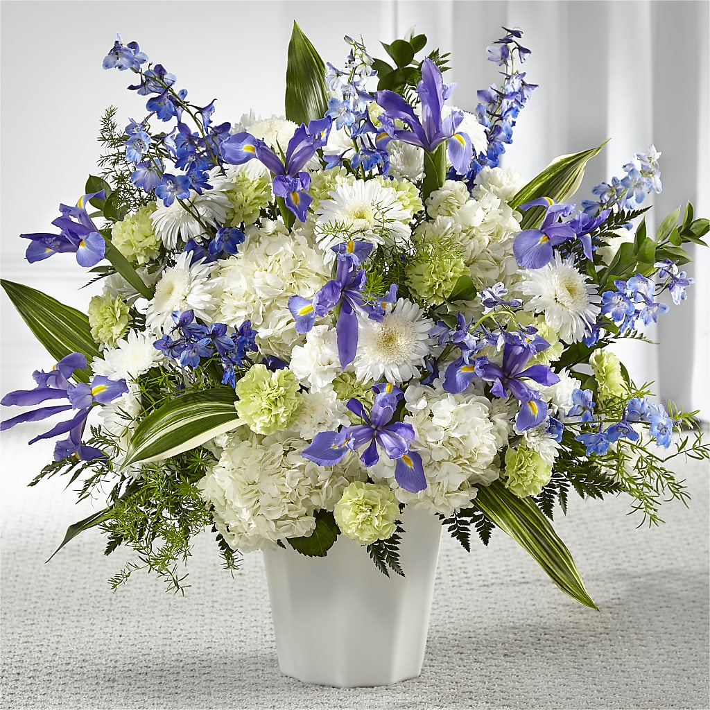Soft Serenity Floor Basket – Coleman Brothers Flowers Inc, Richmond VA