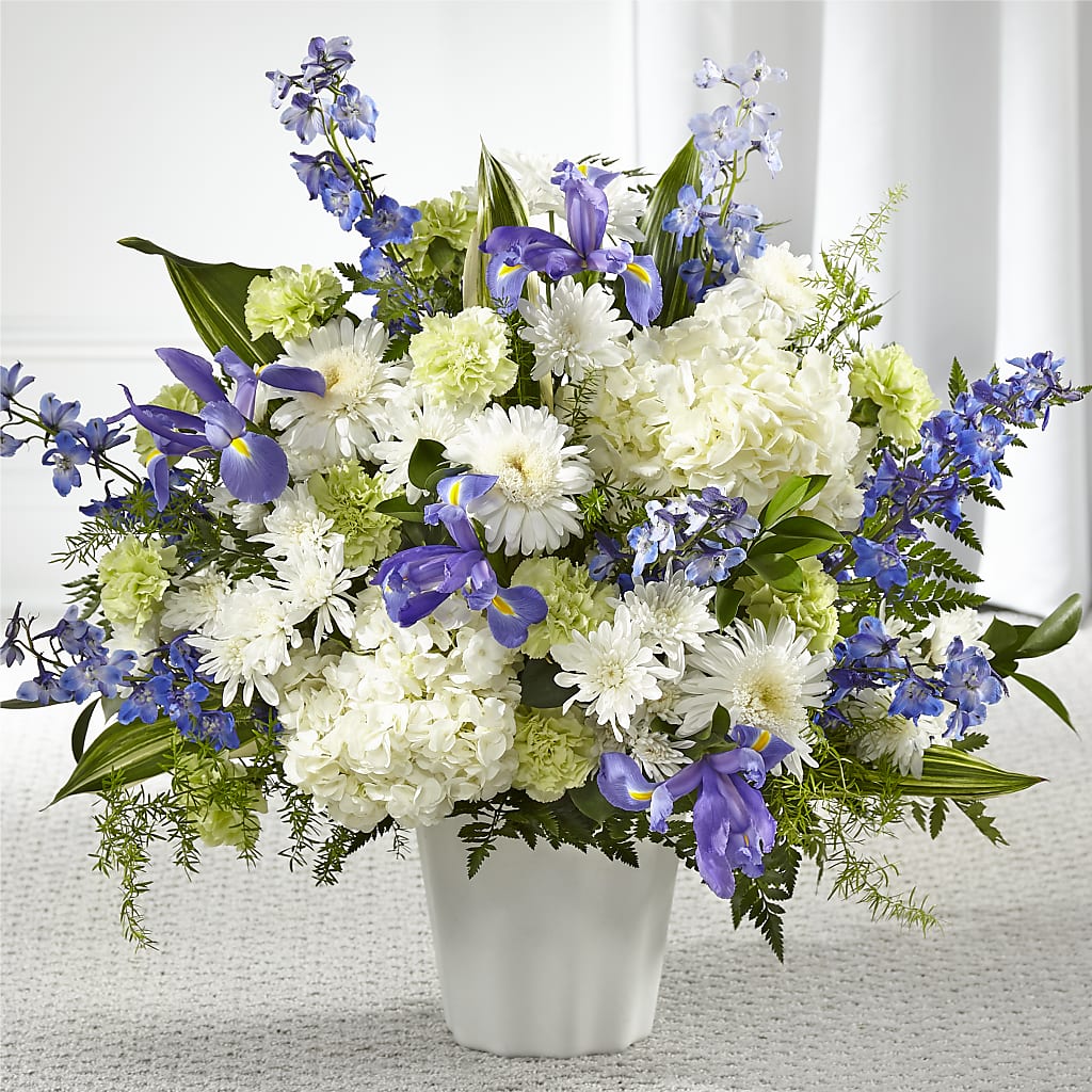 Soft Serenity Floor Basket – Coleman Brothers Flowers Inc, Richmond VA