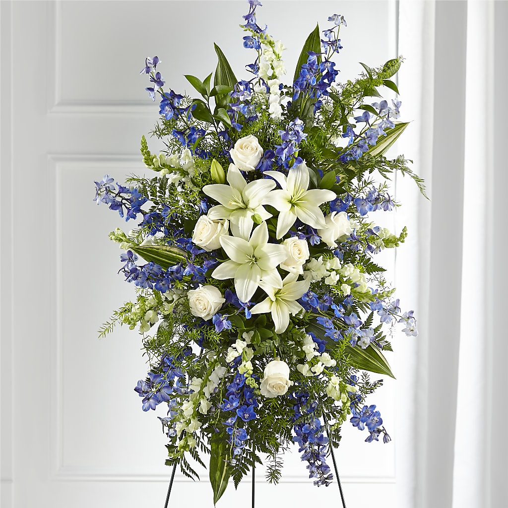 Faithful Friend Standing Spray – Coleman Brothers Flowers Inc, Richmond VA