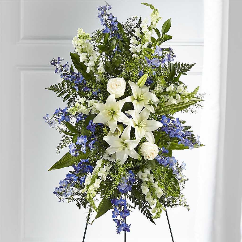 Faithful Friend Standing Spray – Coleman Brothers Flowers Inc, Richmond VA