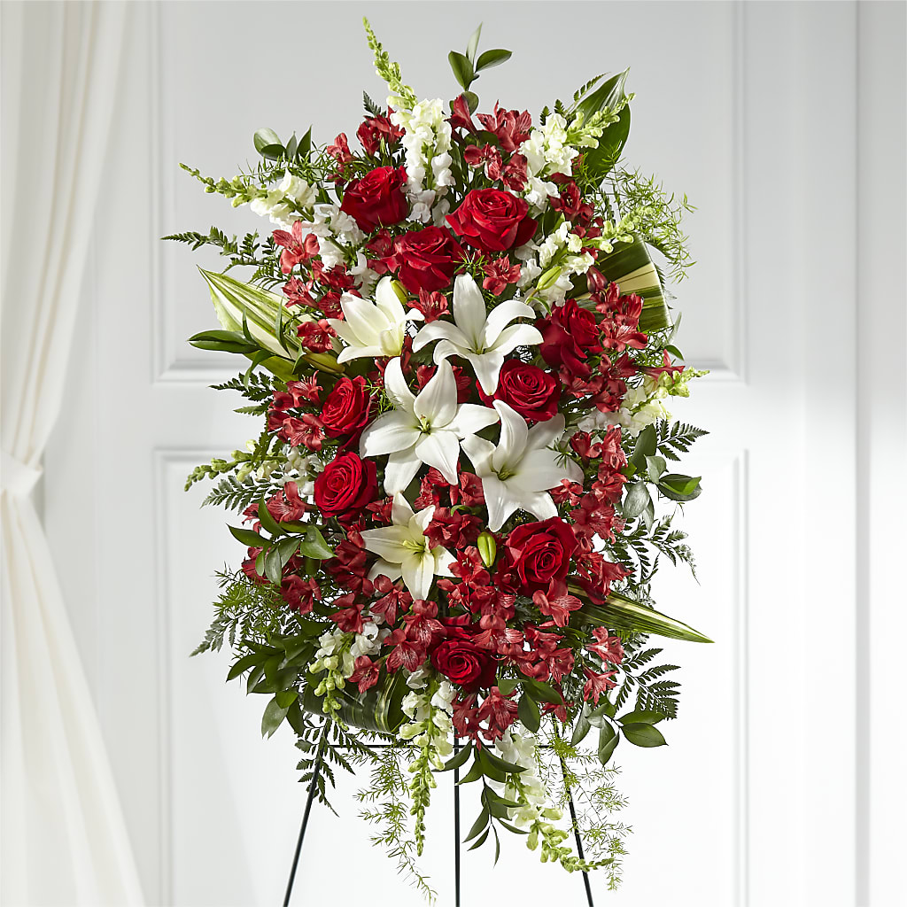 Everlasting Memory Standing Spray – Coleman Brothers Flowers Inc, Richmond VA