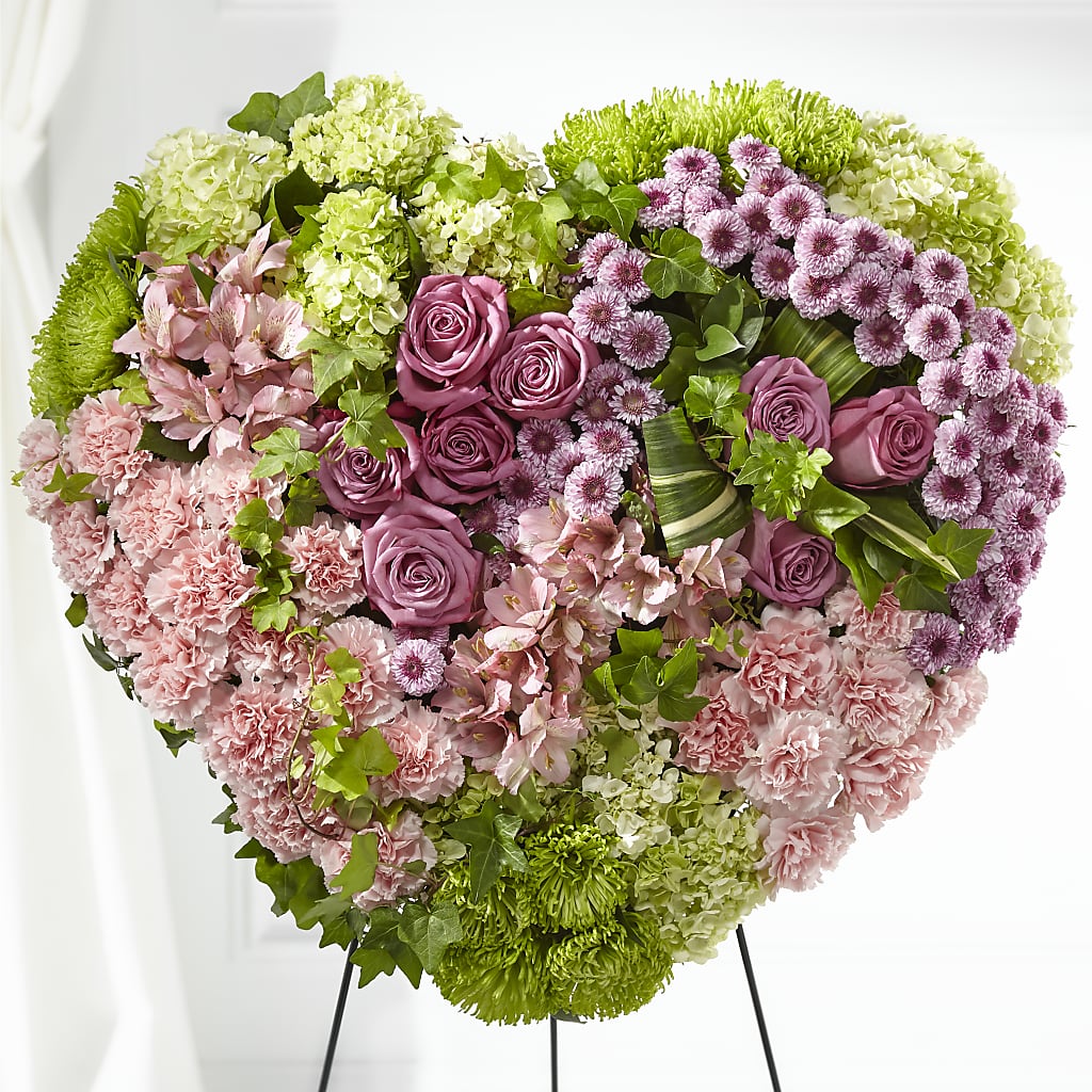 Heartwarming Standing Heart – Coleman Brothers Flowers Inc, Richmond VA