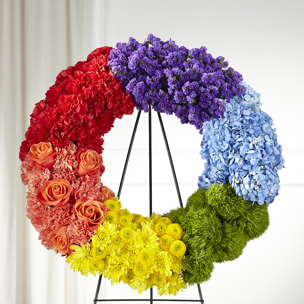 Circle of Love Wreath – Coleman Brothers Flowers Inc, Richmond VA
