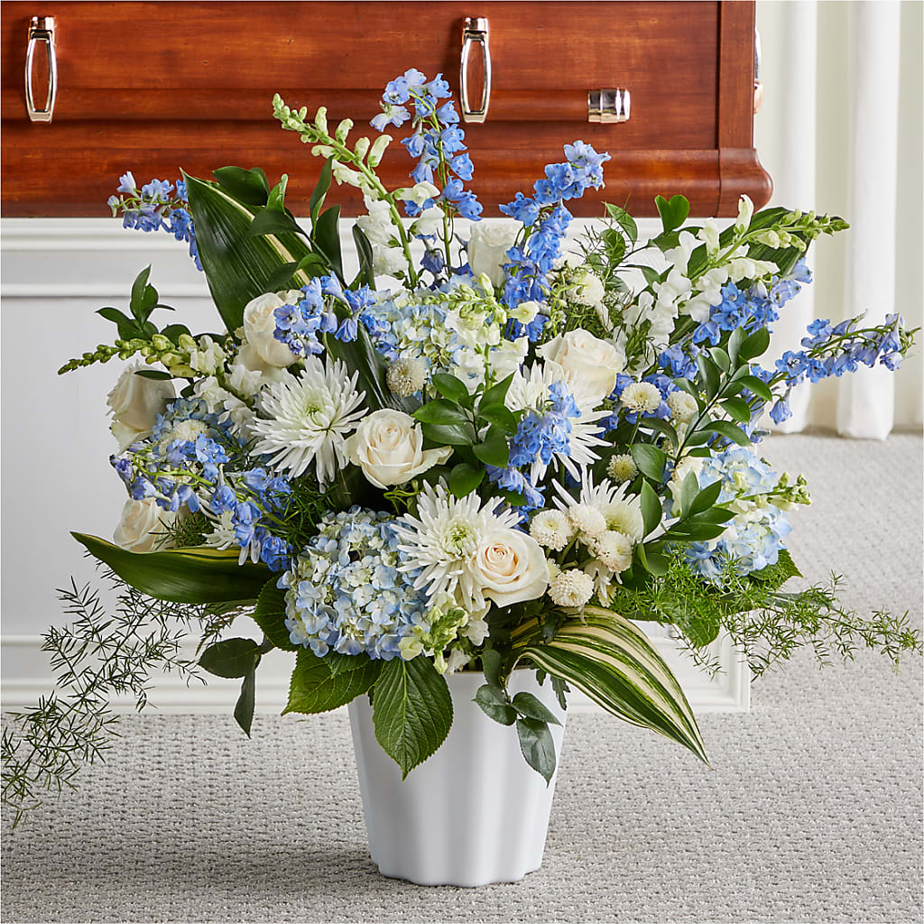 Everlasting Memories Floor Basket – Coleman Brothers Flowers Inc, Richmond VA