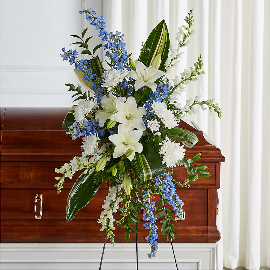 Eternal Impressions Standing Spray – Coleman Brothers Flowers Inc, Richmond VA