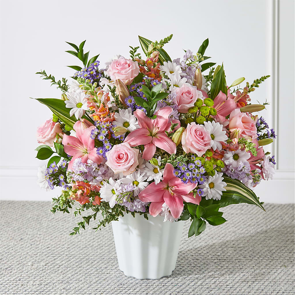 Abundant Compassion Floor Basket – Coleman Brothers Flowers Inc, Richmond VA