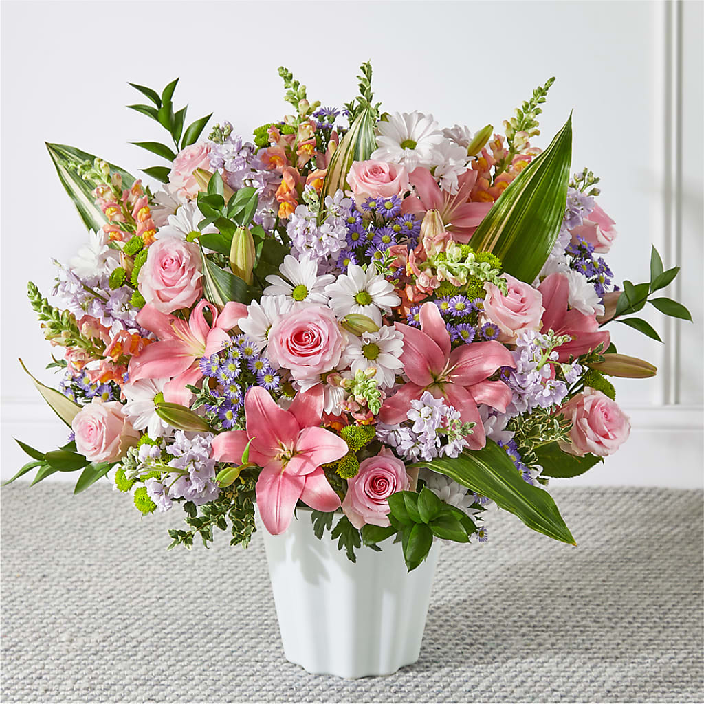 Abundant Compassion Floor Basket – Coleman Brothers Flowers Inc, Richmond VA