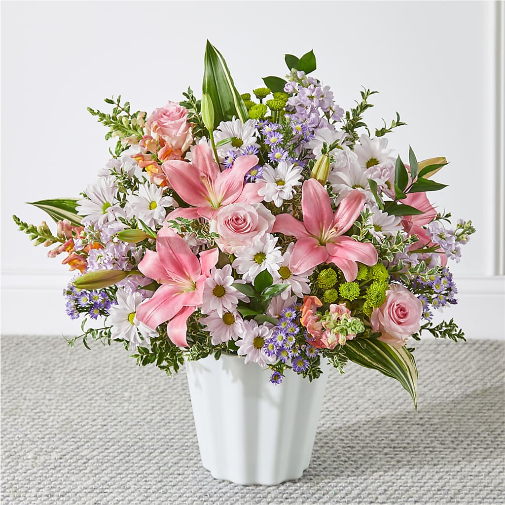 Abundant Compassion Floor Basket – Coleman Brothers Flowers Inc, Richmond VA