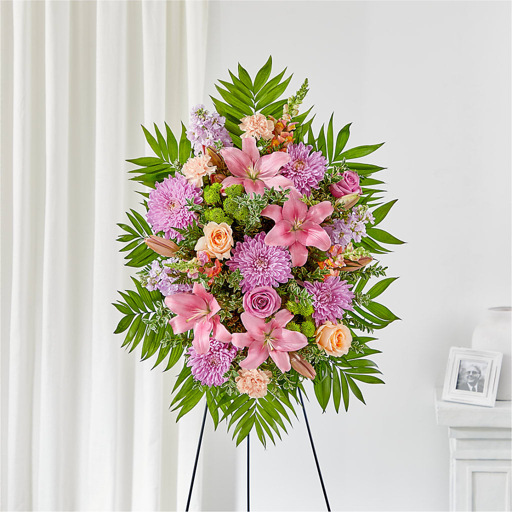 Love & Light Standing Spray – Coleman Brothers Flowers Inc, Richmond VA