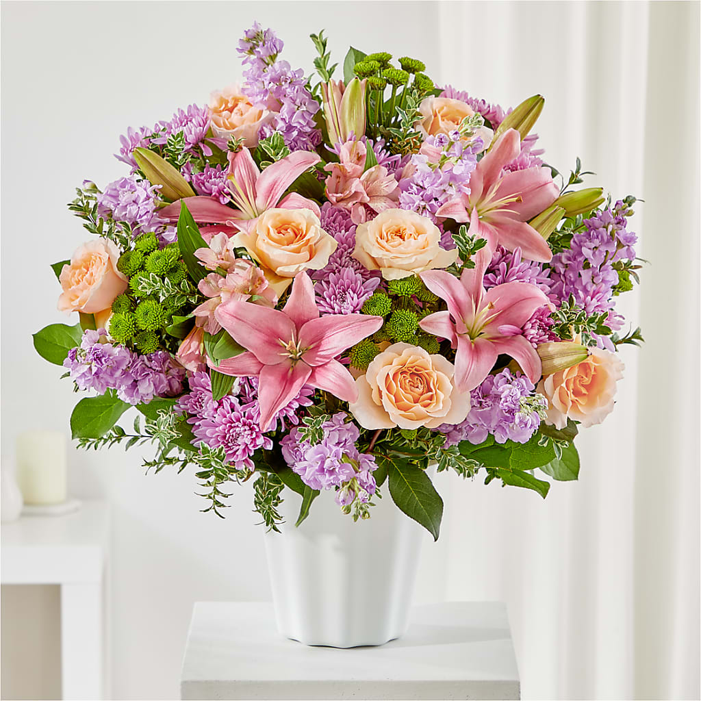 Supportive Embrace Tabletop Basket – Coleman Brothers Flowers Inc, Richmond VA