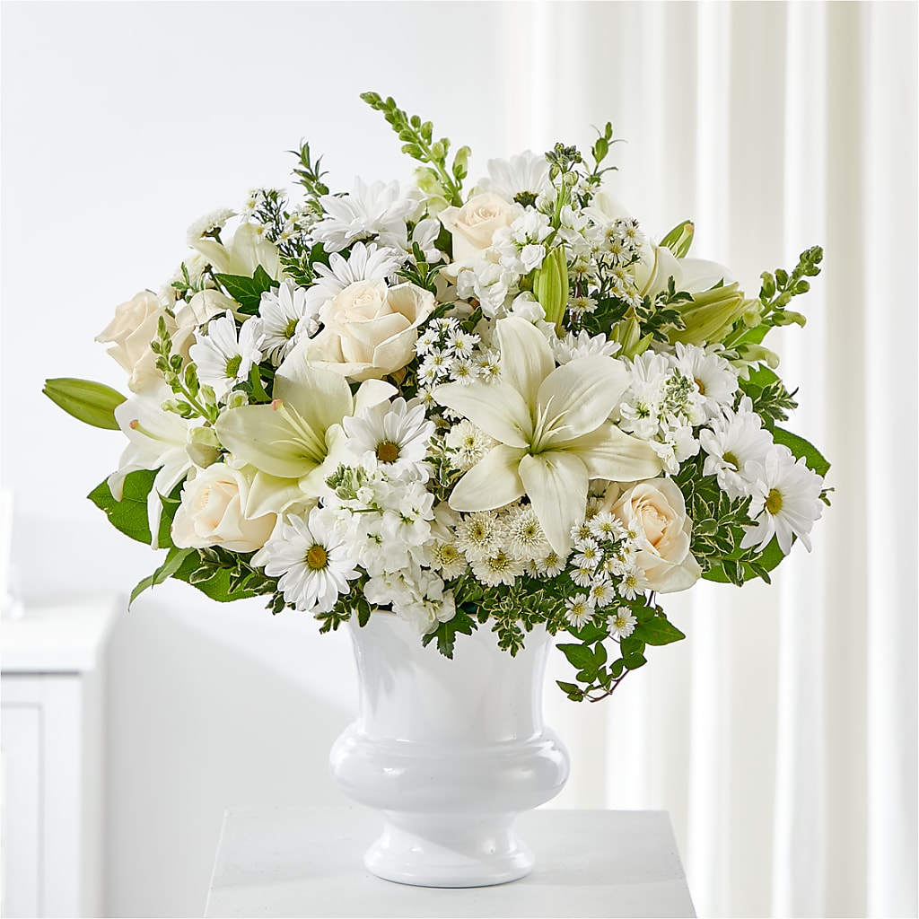 Uplifting Urn Arrangement – Coleman Brothers Flowers Inc, Richmond VA