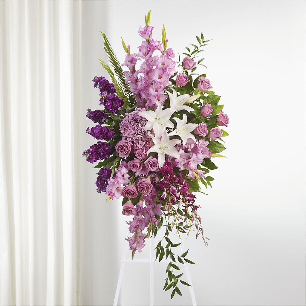Never Alone Standing Spray – Coleman Brothers Flowers Inc, Richmond VA