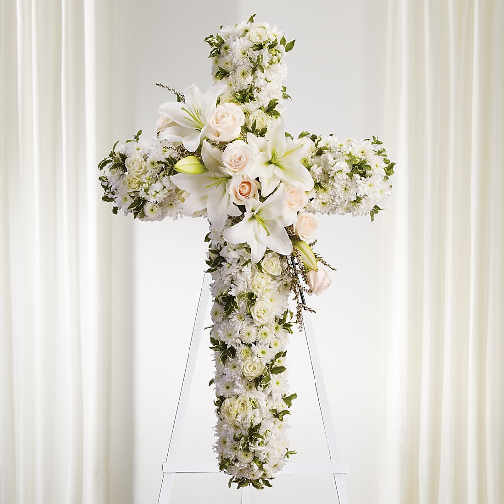 Spiritual Guidance Standing Spray – Coleman Brothers Flowers Inc, Richmond VA