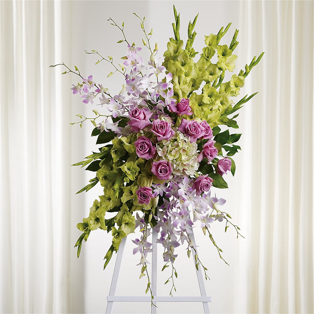 Lasting Legacy Standing Spray – Coleman Brothers Flowers Inc, Richmond VA