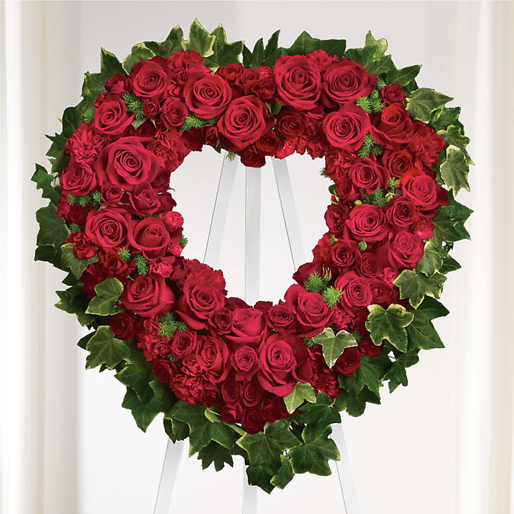 Wholehearted Standing Spray – Coleman Brothers Flowers Inc, Richmond VA