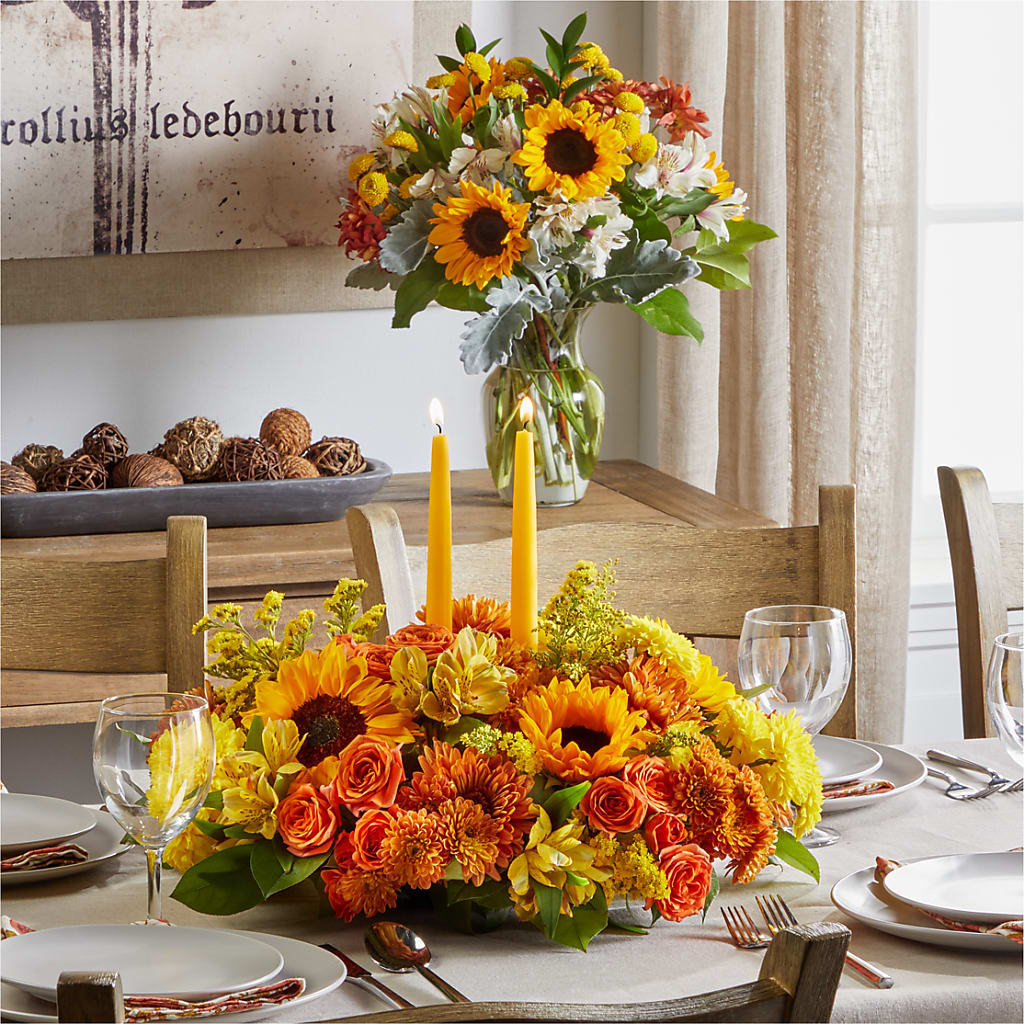 Golden Gathering Bundle – Coleman Brothers Flowers Inc, Richmond VA