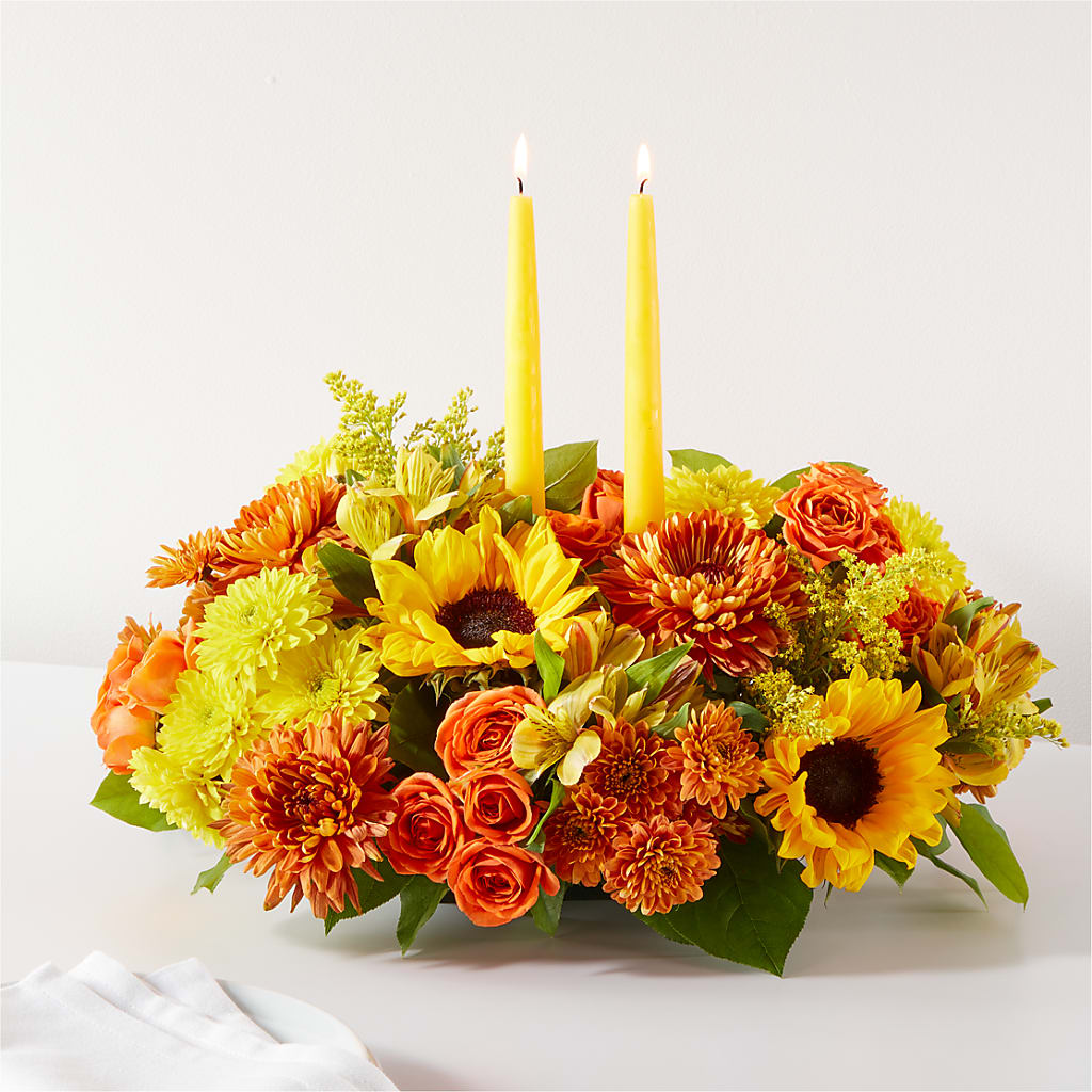 Autumn Harmony Centerpiece – Coleman Brothers Flowers Inc, Richmond VA