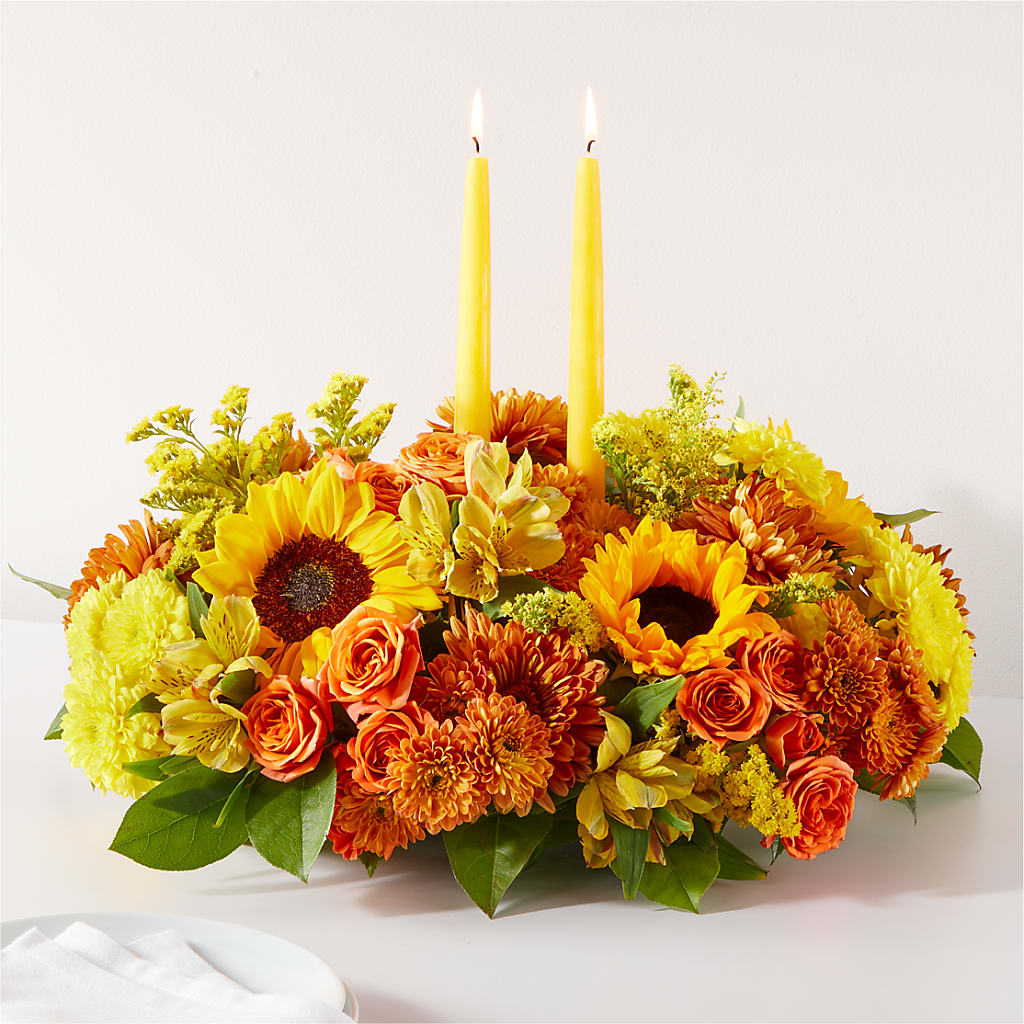 Autumn Harmony Centerpiece – Coleman Brothers Flowers Inc, Richmond VA