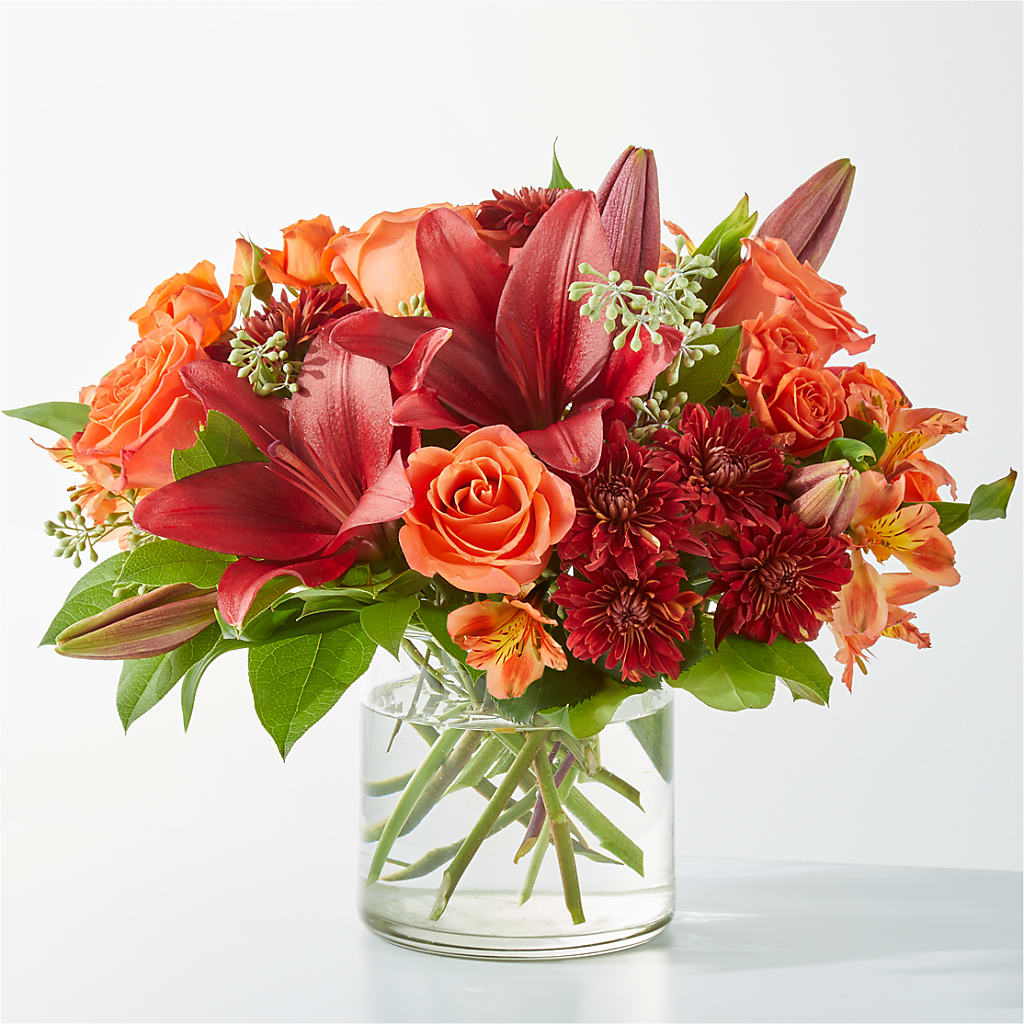 Crimson Leaves Bouquet – Coleman Brothers Flowers Inc, Richmond VA