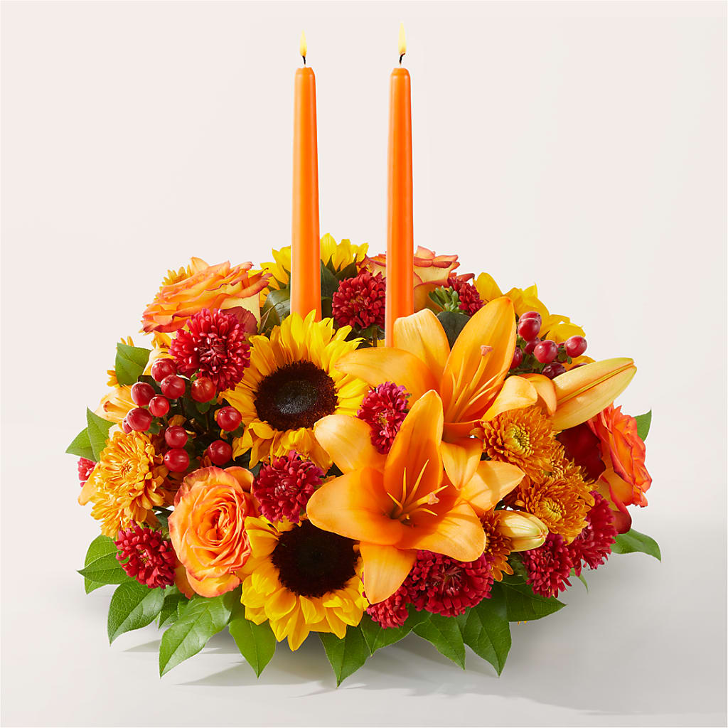 Grateful Centerpiece – Coleman Brothers Flowers Inc, Richmond VA