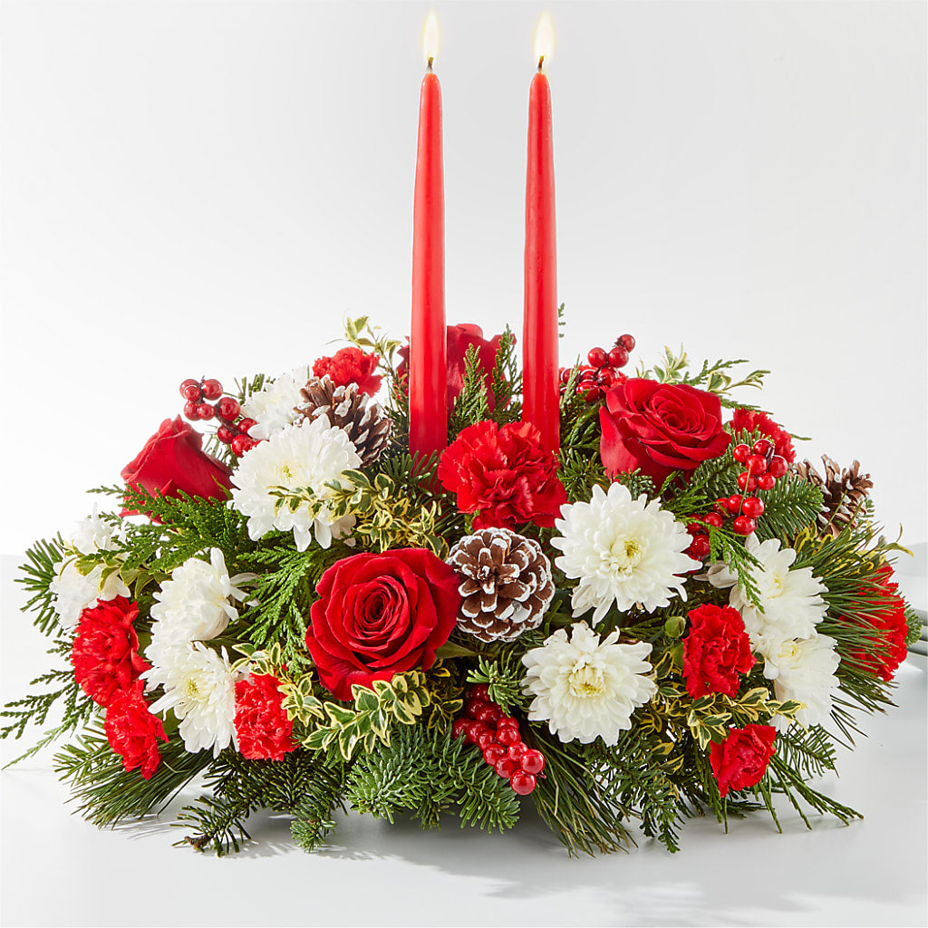Holiday Soiree Centerpiece – Coleman Brothers Flowers Inc, Richmond VA